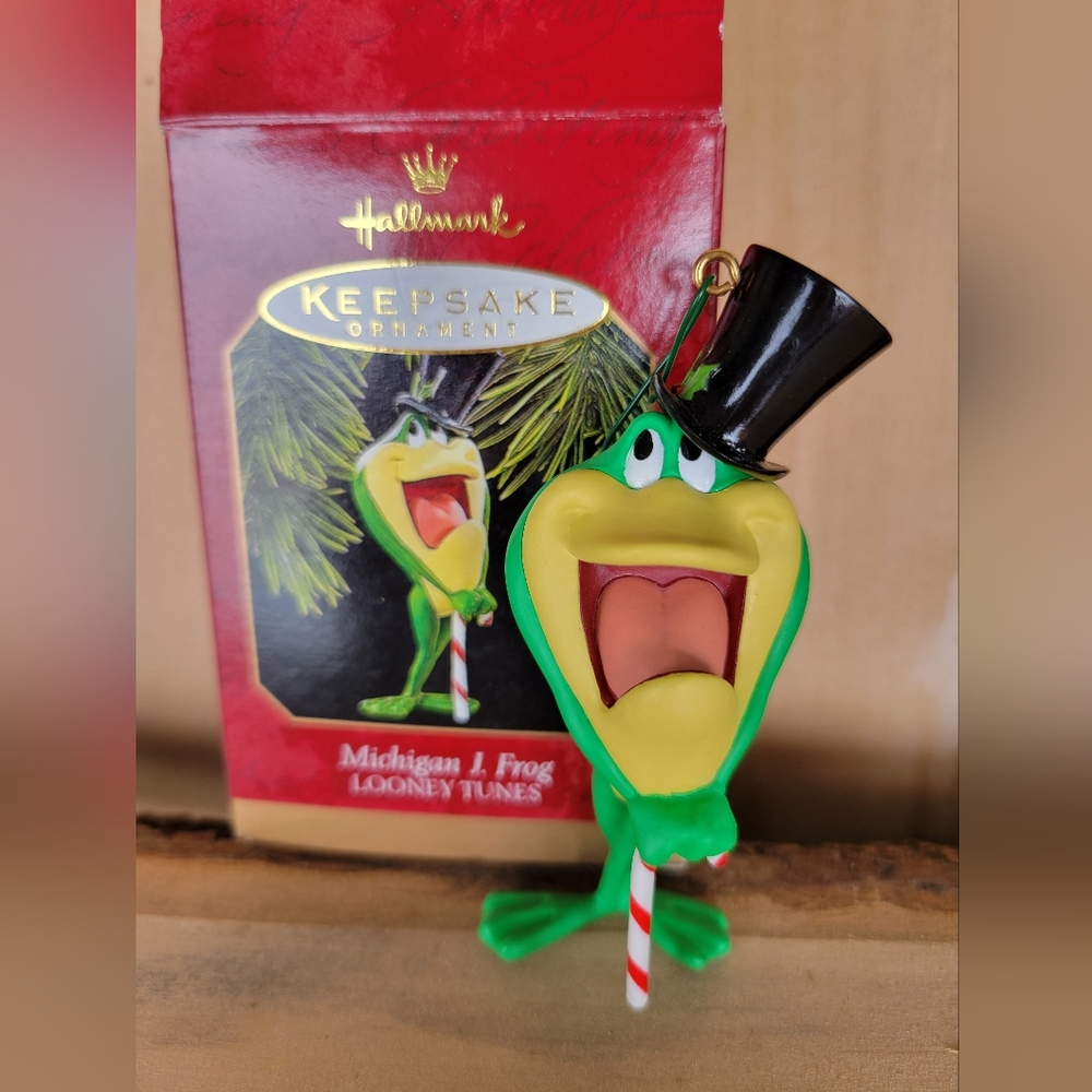 Hallmark Vintage Keepsake Ornament, Michigan I. Frog